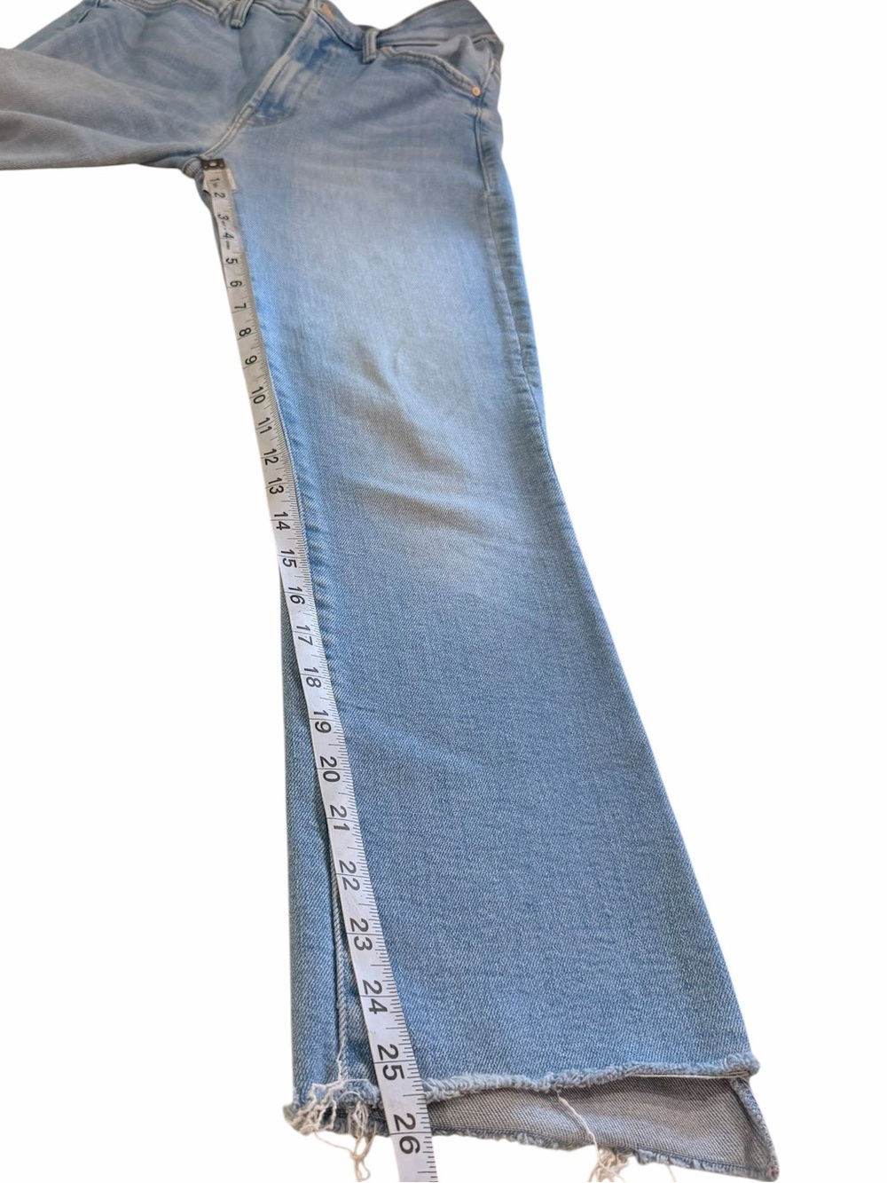 Mother The Insider Crop Step Fray Limited Edition Jeans Size 26 - Picture 5 of 16